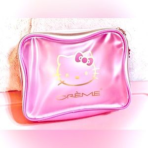 Hello Kitty The Creme Shop Clear Puff Travel Bag